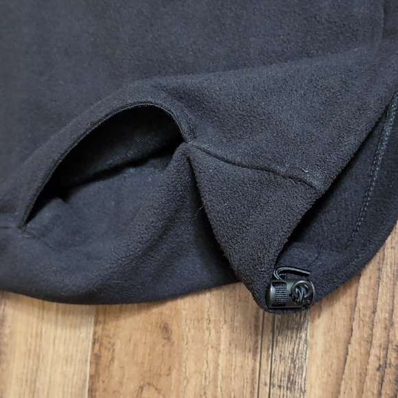 Woolrich Fleece Jacket Full Zip Size Large Blackout - Picture 4 of 8